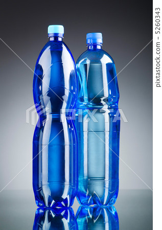 Water bottles as healthy drink concept 5260343