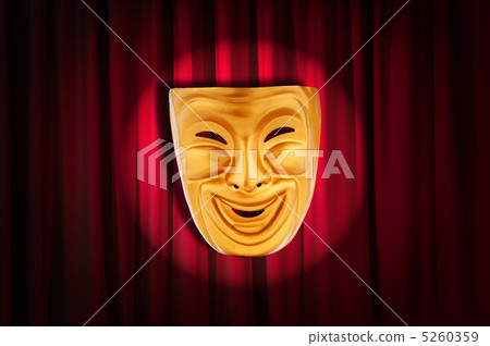 Theatre performance concept with masks Theatre performance concept with masks 5260359