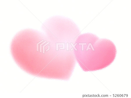 Pink Heart stained glass tone 5260679