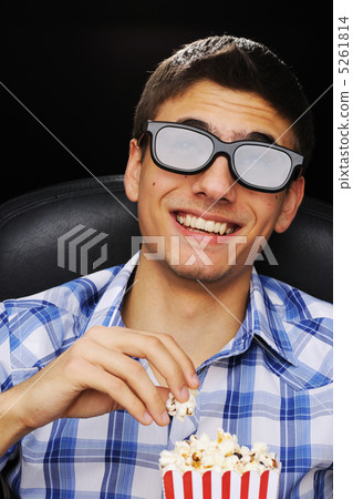Young man at cinema 5261814