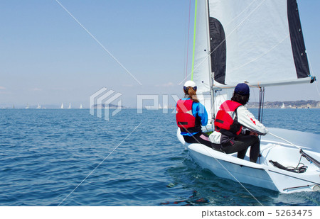 Landscape with a yacht Landscape with a yacht 5263475
