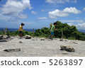 Children playing at Nakijin castle ruins 5263897