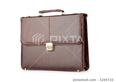 Business concept with briefcase on white Business concept with briefcase on white 5264710