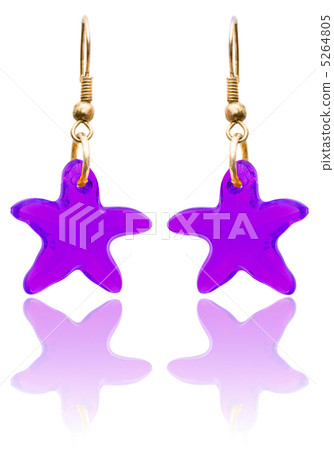 Jewellery and fashion concept with earrings 5264805