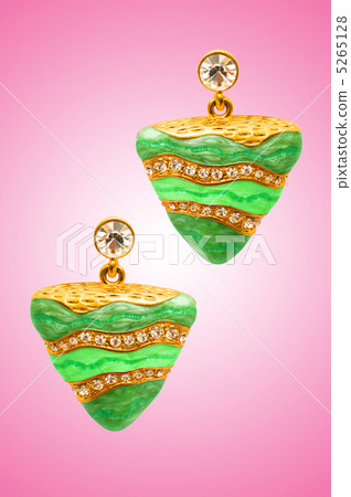 Jewellery concept with nice earrings Jewellery concept with nice earrings 5265128