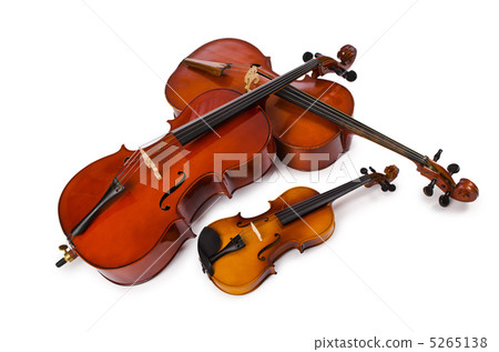 Musical instruments isolated on white Musical instruments isolated on white 5265138