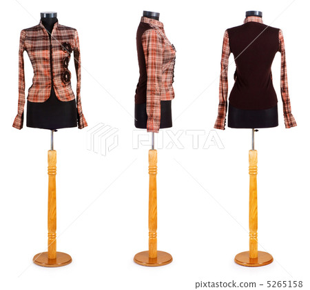 Stylish clothing isolated on the white background Stylish clothing isolated on the white background 5265158