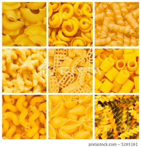 Set of various pasta backgrounds Set of various pasta backgrounds 5265161