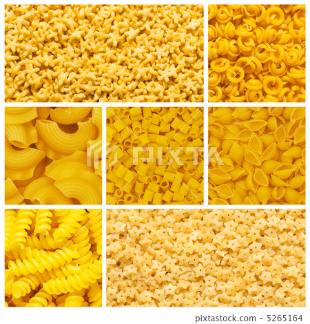 Set of various pasta backgrounds Set of various pasta backgrounds 5265164