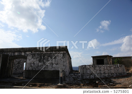 Phosphor ore factory rail Minami-Daitojima Okinawa prefecture phosphate ore factory Phosphor ore factory rail Minami-Daitojima Okinawa prefecture phosphate ore factory 5275801