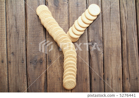 Alphabet Y made from biscuits Alphabet Y made from biscuits 5276441