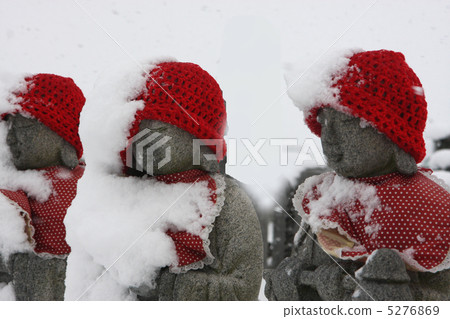 雪和地藏 雪和地藏 5276869