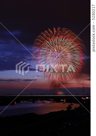itabashi fire works festival, Fireworks Display, display of fireworks 5280217