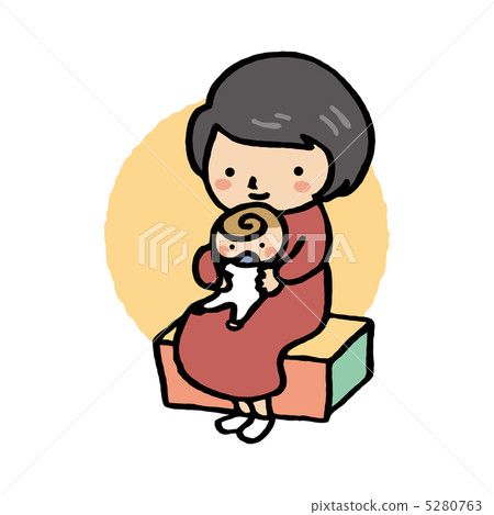 婦女撫養孩子 5280763