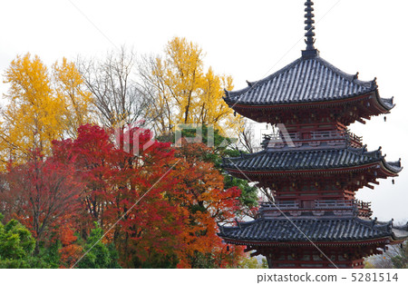 Autumn's Treasure temple triple tower 5281514