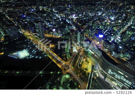 從橫濱地標塔的夜景 5282126