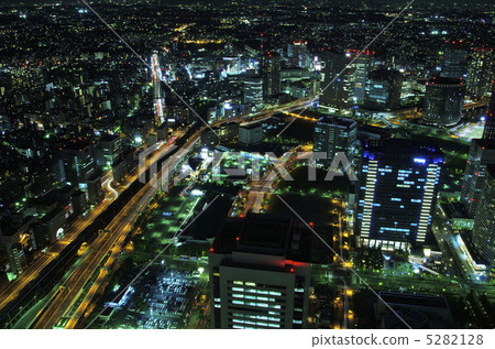 Night view from Yokohama Landmark Tower Night view from Yokohama Landmark Tower 5282128