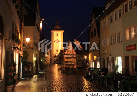 Night view of Rothenburg 5282497