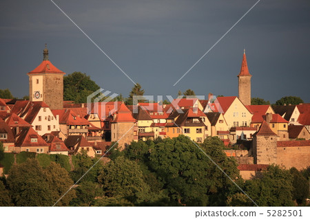 Streets of Rothenburg Streets of Rothenburg 5282501