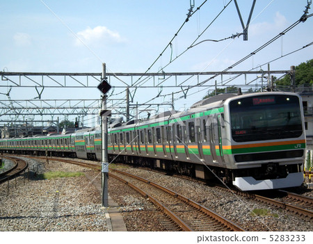 湘南新宿線E231系列宮原站 湘南新宿線E231系列宮原站 5283233