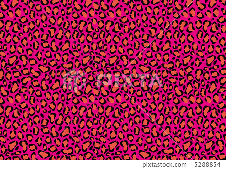 Leopard pattern (pink × black) 5288854