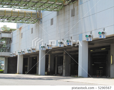 Cleaning plant in the central breakwater Cleaning plant in the central breakwater 5290567