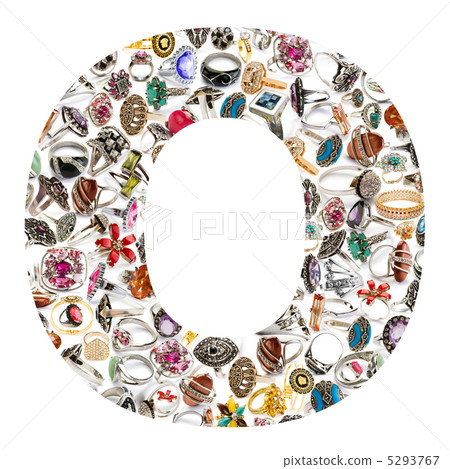 Alphabet made of letters 5293767