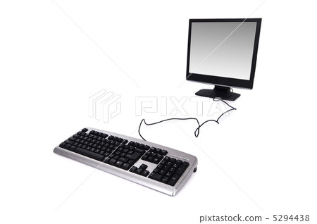 Personal computer isolated on the white background 5294438
