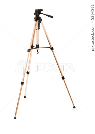 Tripod camera isolated on the white background Tripod camera isolated on the white background 5294591