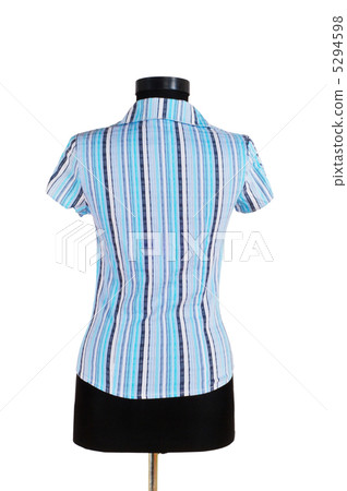 Striped shirt isolated on the white background Striped shirt isolated on the white background 5294598