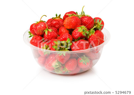 Red strawberry isolated on the white background Red strawberry isolated on the white background 5294679