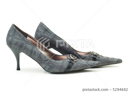 Woman shoes isolated on the white background Woman shoes isolated on the white background 5294682