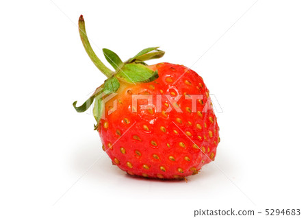 Red strawberry isolated on the white background Red strawberry isolated on the white background 5294683