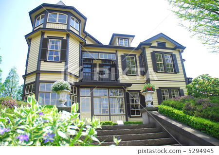 Diplomat's house on the spring day 5294945