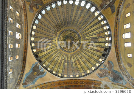 世界遺產Aya Sophia的大圓頂採用羅茲的輕質磚塊 世界遺產Aya Sophia的大圓頂採用羅茲的輕質磚塊 5296658