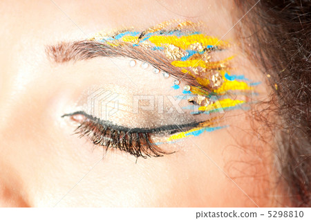 Attractive woman with the stylish make up Attractive woman with the stylish make up 5298810