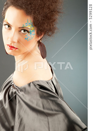 Attractive woman with the stylish make up Attractive woman with the stylish make up 5299128