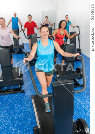 Group gym class walk treadmill running deck 5300156