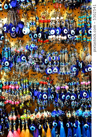 Turkish souvenir keyhole in the form of eyeball 5302541