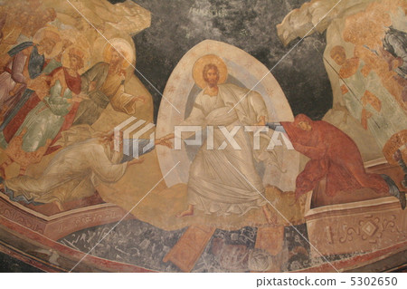 Fresco of the Kariye museum Hellstists in the hell 5302650