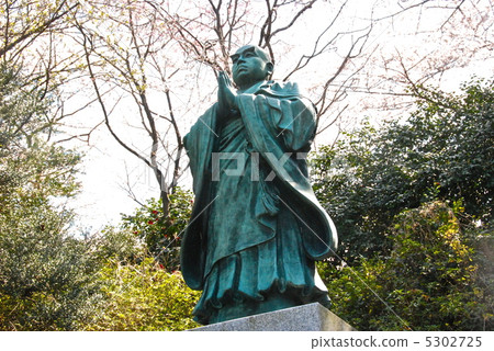 Nichiren Kamito的青銅雕像（神奈川縣橫濱市Toyokodera / Kanagawa-ku） 5302725