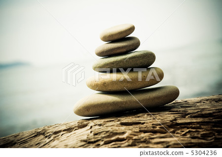 Pebble stack, shallow focus 5304236
