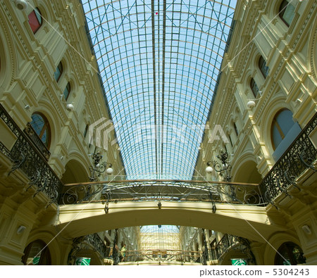 Glass dome of Gum shopping center 5304243