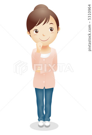 成年婦女例證 5310964