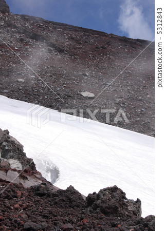 富士山的降雪 5312843