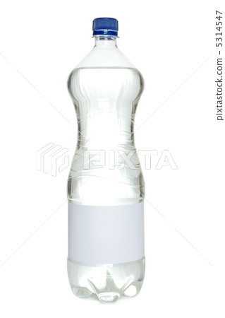 Water bottle with blank label Water bottle with blank label 5314547