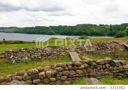 River and ruins River and ruins 5315362