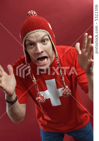 Crazy Swiss sports fan 5321306