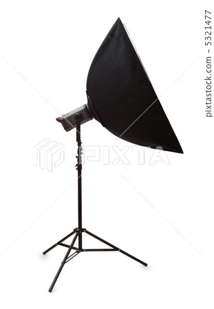 Studio strobe isolated on the white background 5321477