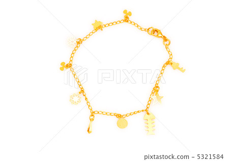 Woman bracelet isolated on the white background 5321584